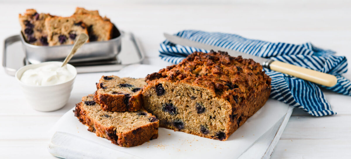 Blueberry banana bread