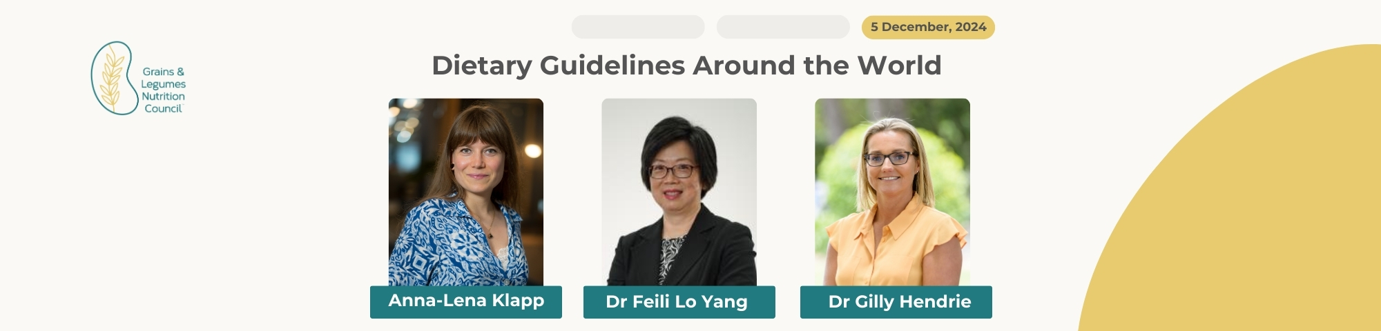 Dietary Guidelines Around the World Webinar